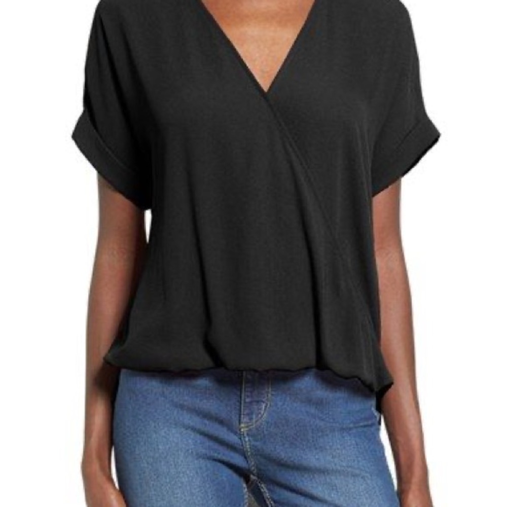 2 NWT Size Small LUSH Sheer Surplus Drop Neck Tops